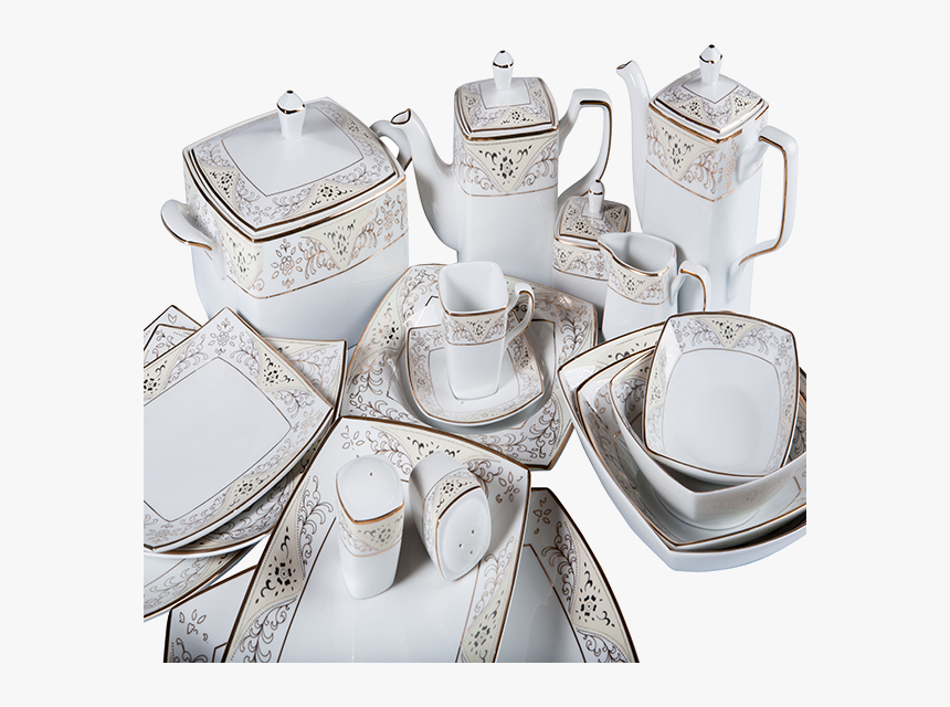 Paragon Exclusive Dinner Set, Shape Ps 01, Deco - Transparent Dinner Set Png, Png Download