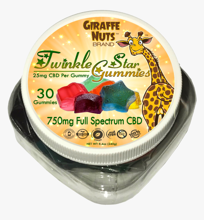 Best Cbd Gummies, Giraffe Nuts - Twinkle Star Gummies, HD Png Download