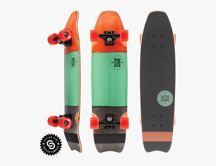 Shark Bite Green Cruiser Board - Sector 9 Bat Ray, HD Png Download