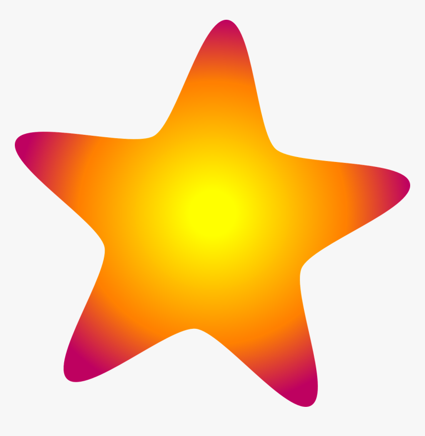Star Sky Shape Free Picture - Clip Art Of Star, HD Png Download