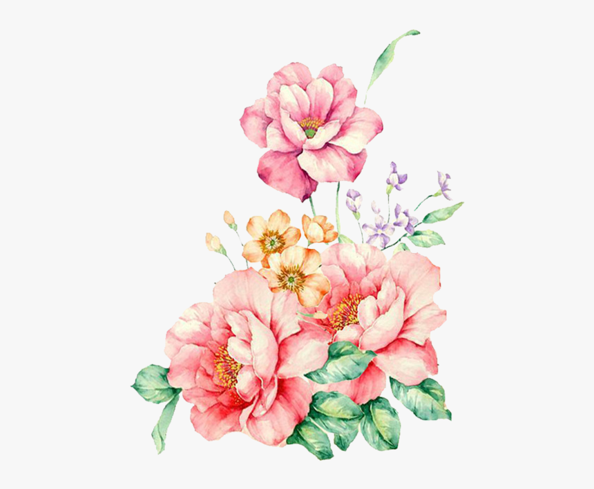 Painting Flowers Png, Transparent Png