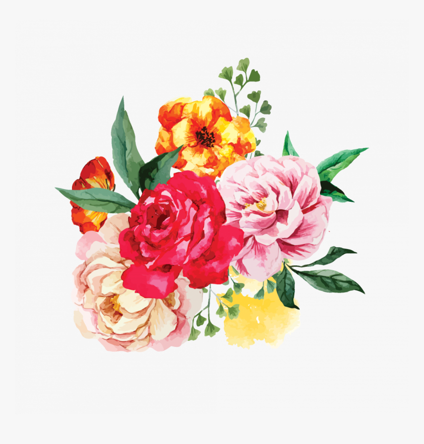 Временная Тату Цветы Акварель - Beautiful Bismillah In Arabic, HD Png Download
