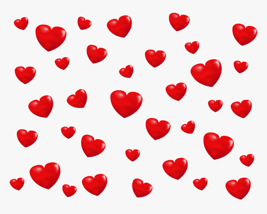 Little Hearts Overlay - Hearts Transparent Background, HD Png Download