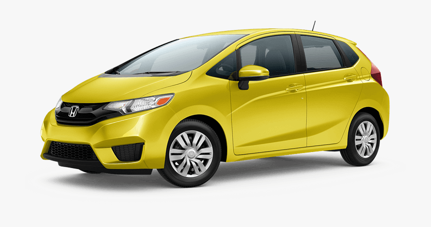 Fit Front - 2017 Honda Fit Ex Yellow, HD Png Download