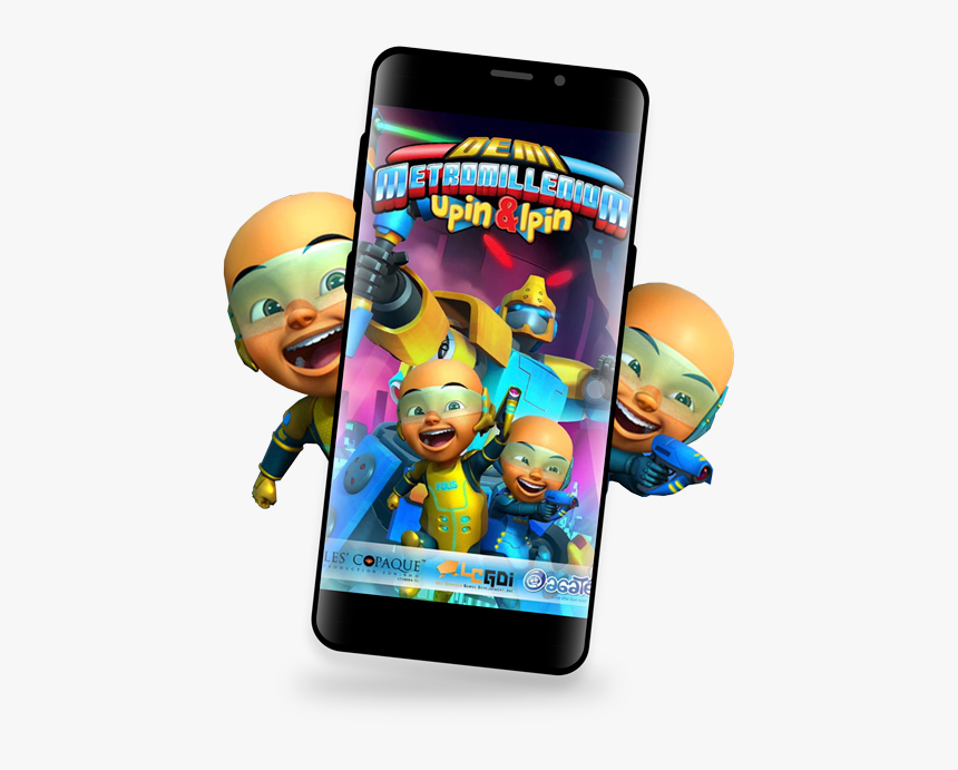 Upin Dan Ipin - Smartphone, HD Png Download