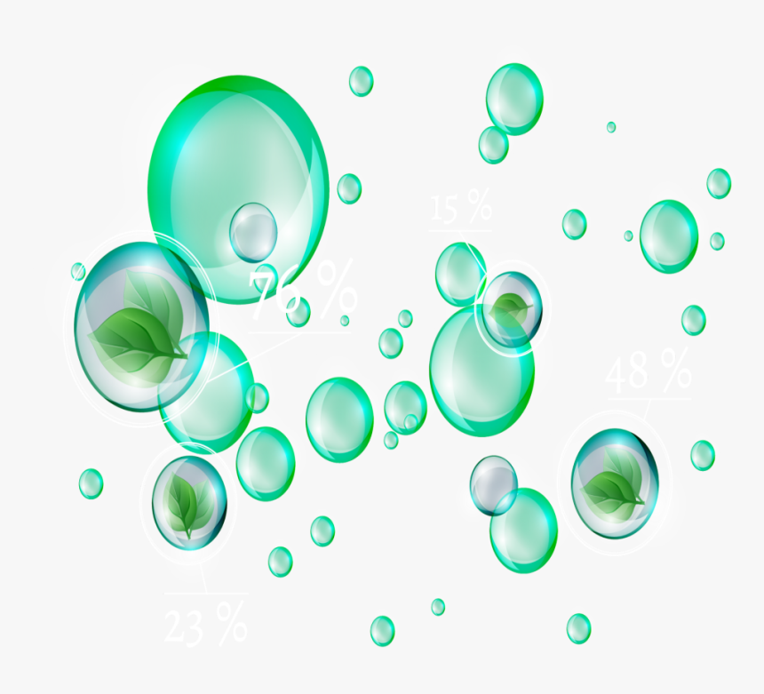 #mq #green #bubbles #bubble #leafs - Bubbles Png, Transparent Png