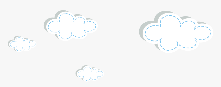Clouds Light Brand Material Cloth Vector Pattern Clipart - Illustration, HD Png Download