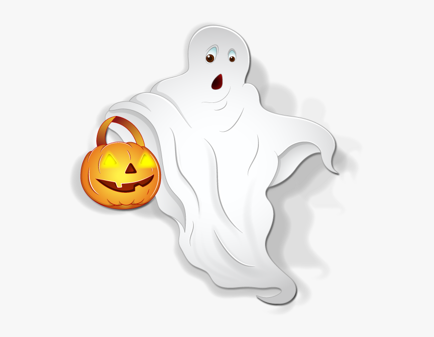 Dracula Clipart Halloween Ghost - Приведение Хэллоуин Png, Transparent Png