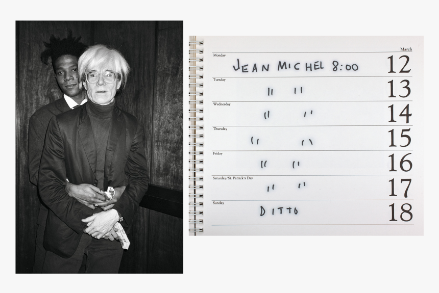 Andy Warhol And Basquiat, HD Png Download