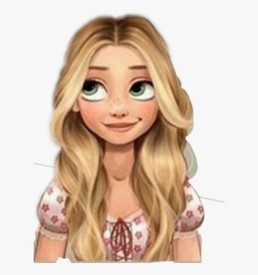 #rapunzel #hair #instablog - Blond, HD Png Download