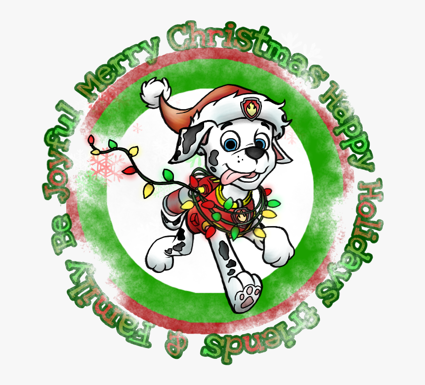 Christmas Marshall By Katastra Paw Patrol, Marshalls, HD Png Download