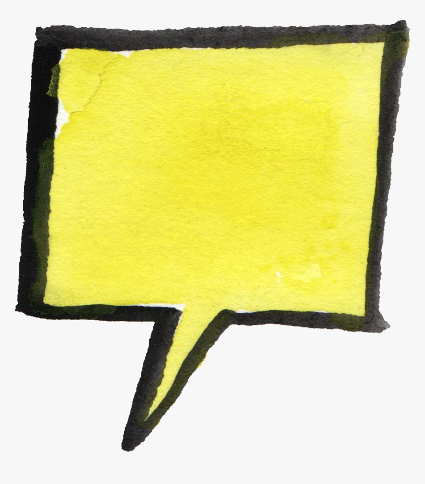 Speech Bubble - Watercolor Painting, HD Png Download