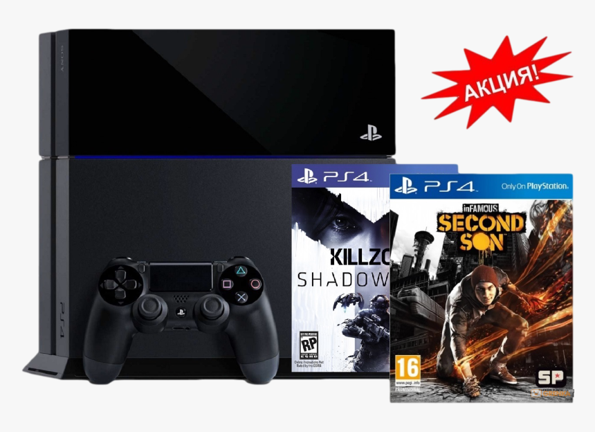 Playstation 4 Killzone Shadow Fall, Infamous Second - Infamous Second Son Box, HD Png Download