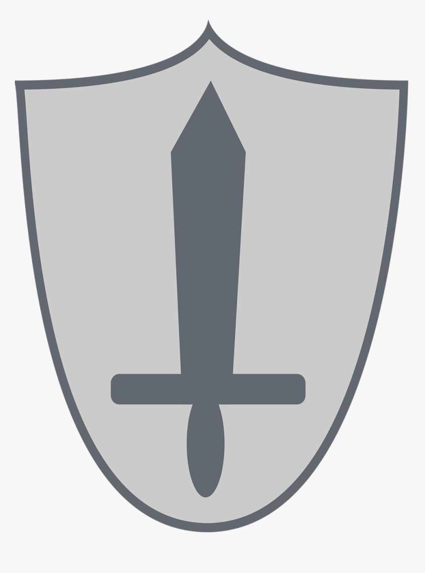 Sword Shield Security Free Picture - Emblem, HD Png Download