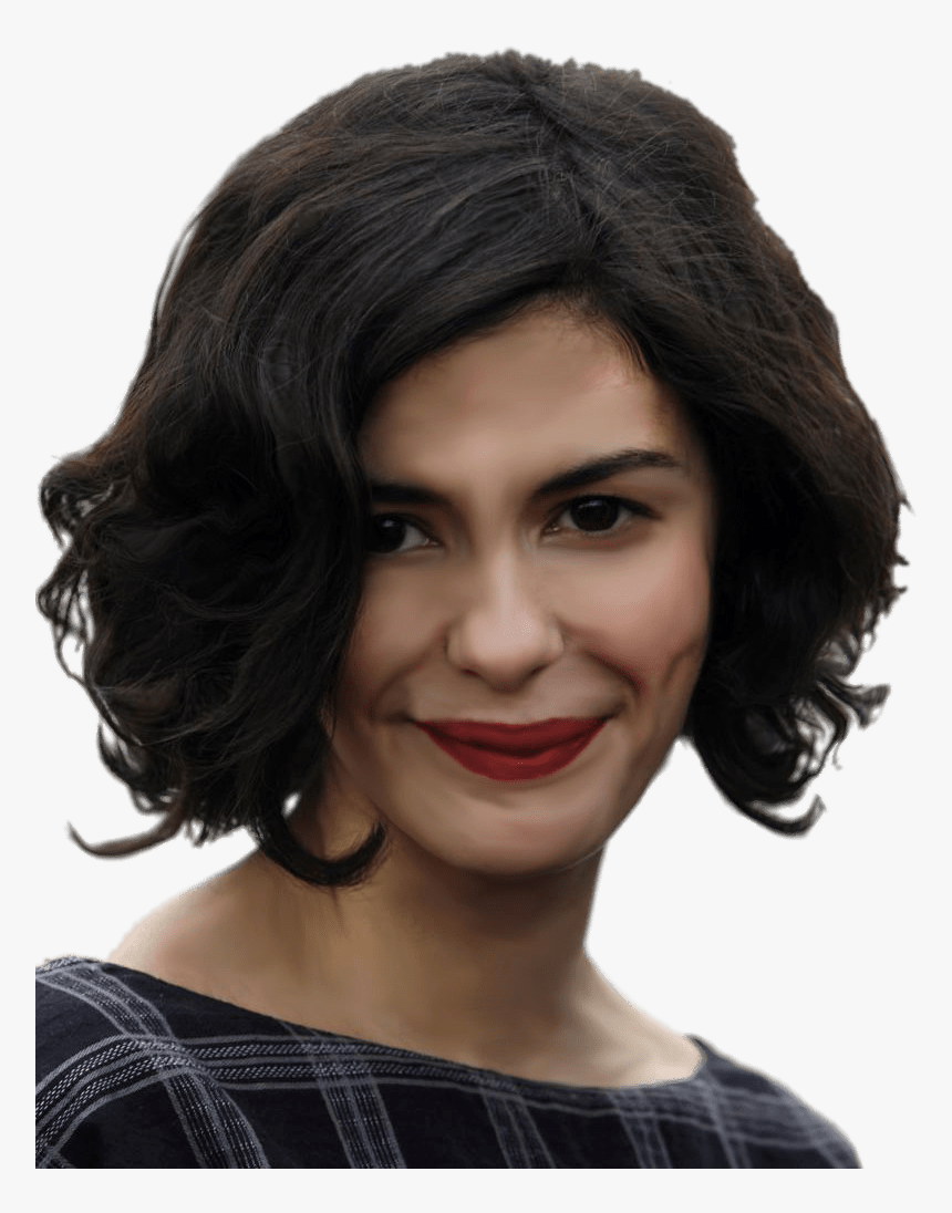 Audreu Tautou Red Lips - Audrey Tautou Labios, HD Png Download
