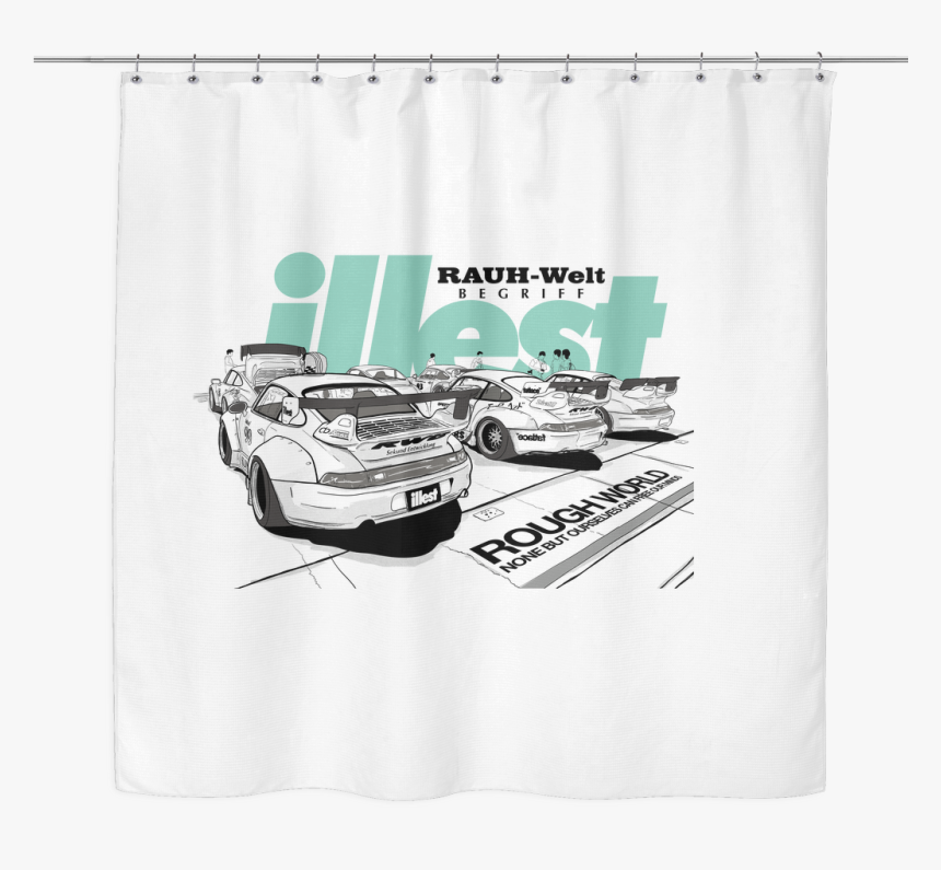 Illest Rough World Shower Curtain - Rauh Welt Begriff, HD Png Download