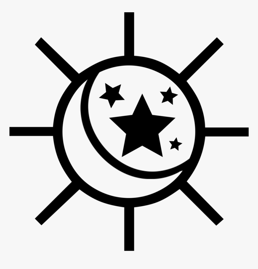 Mandala Yellow Clipart Icon Png - Line Art Mandala Png, Transparent Png