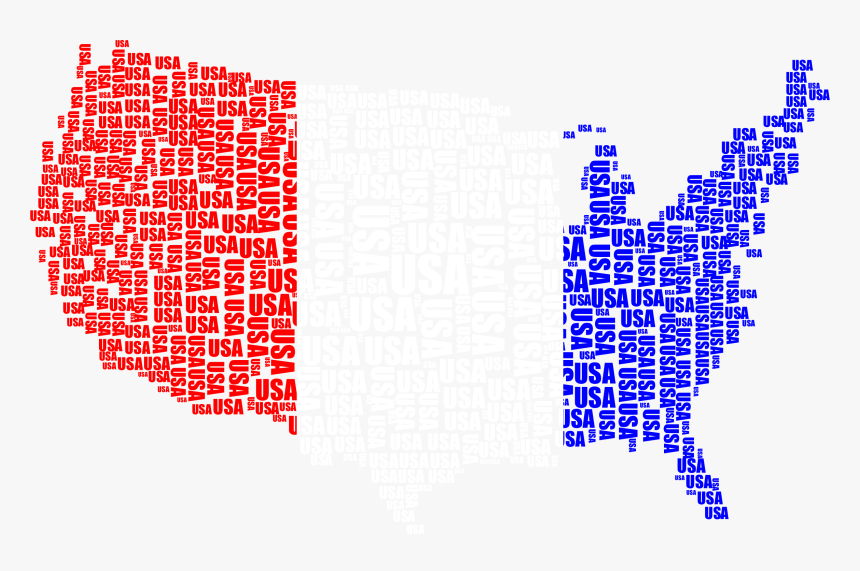 Usa Cloud Red White - Red White And Blue Usa Background, HD Png Download