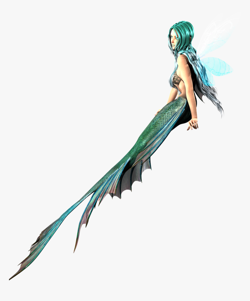 Mermaid Public Domain, HD Png Download
