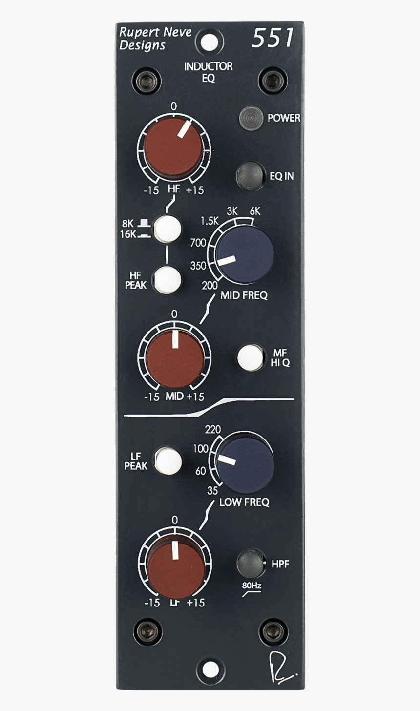 Rupert Neve Designs 551 Inductor Equalizer, HD Png Download