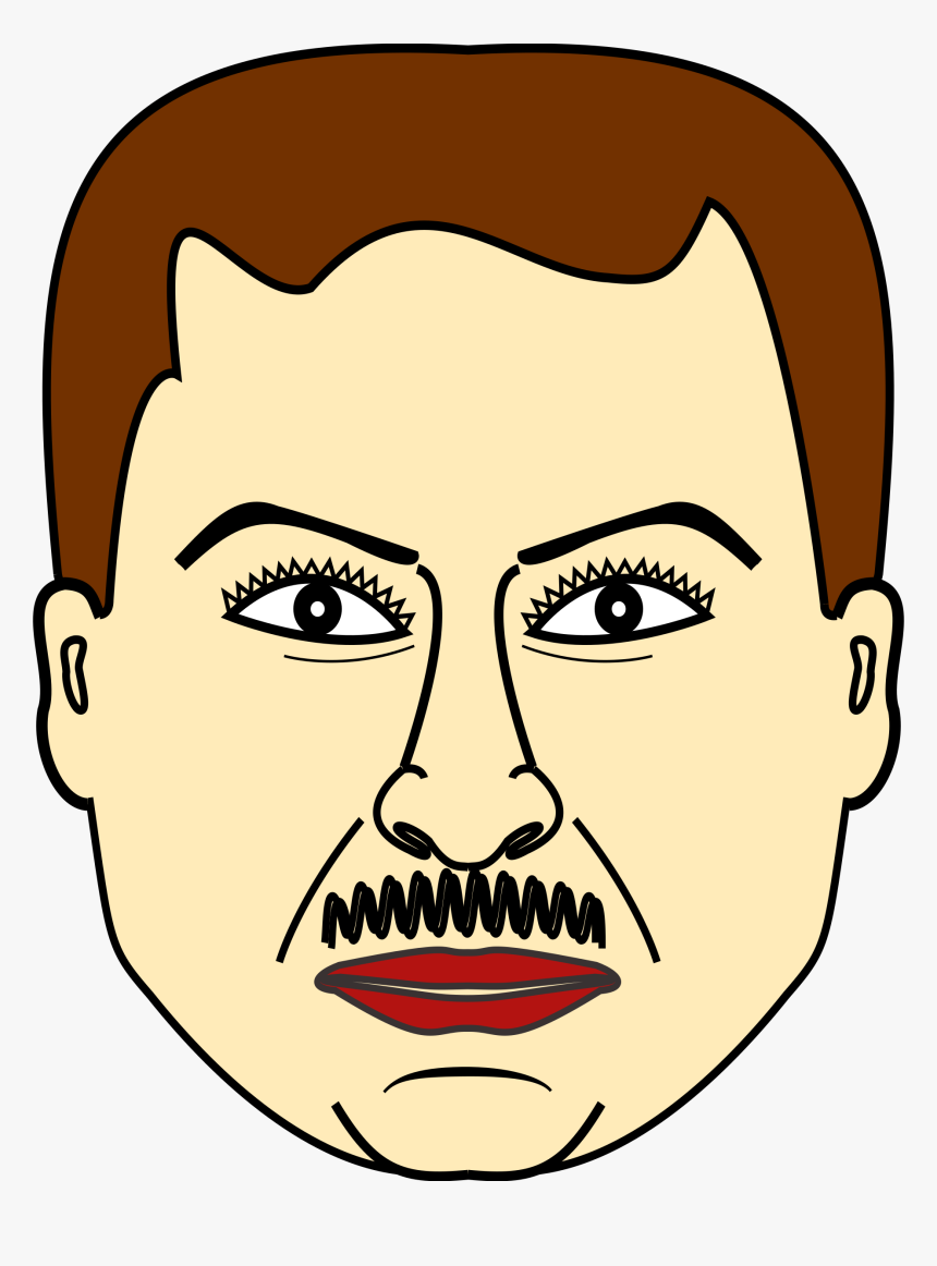 Man Face Clip Arts - Man Face Clipart, HD Png Download