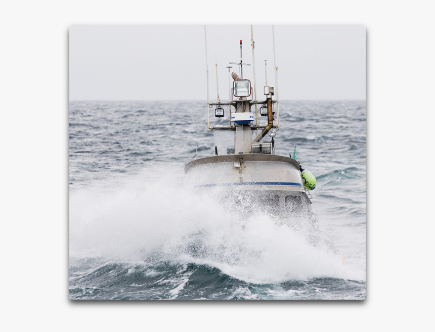 Fishing Boat Rough Water - Sea, HD Png Download