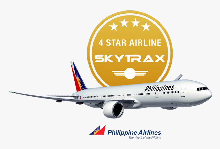 Philippine Airlines, The Heart Of The Filipino - Philippine Airlines 4 Star Skytrax, HD Png Download