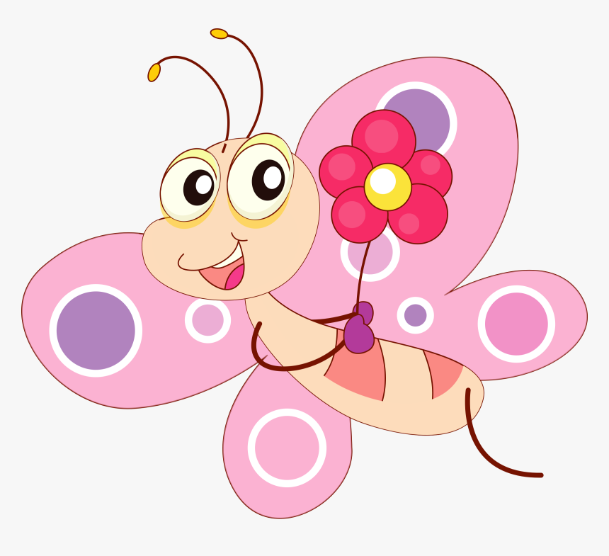 Butterflies Cartoon Butterfly Clipart Clipart - Cartoon Butterfly Clipart, HD Png Download
