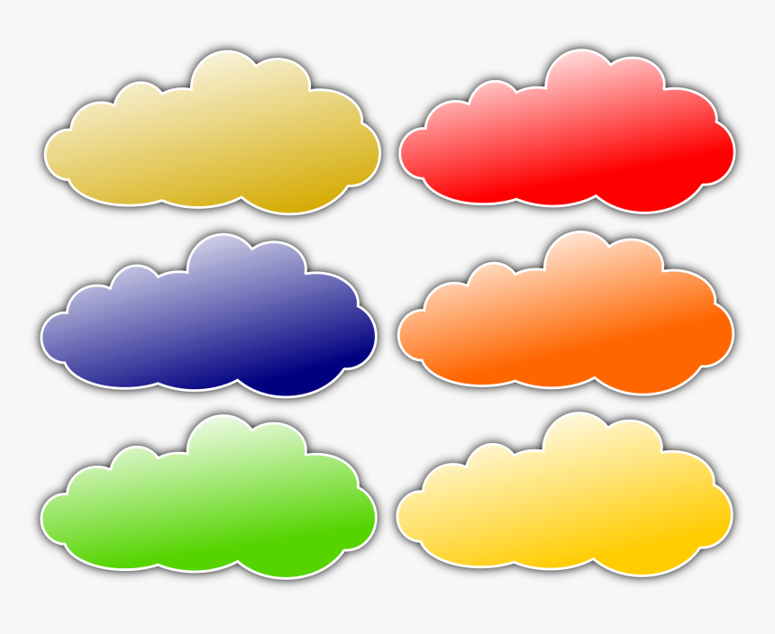Sky,cloud,color - Clipart Designs In Colour, HD Png Download