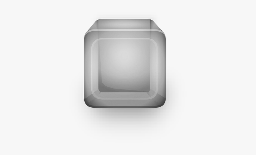 Cube, Grey, Gray, Icon, Symbol, Geometric, Box, 3d - Television Set, HD Png Download