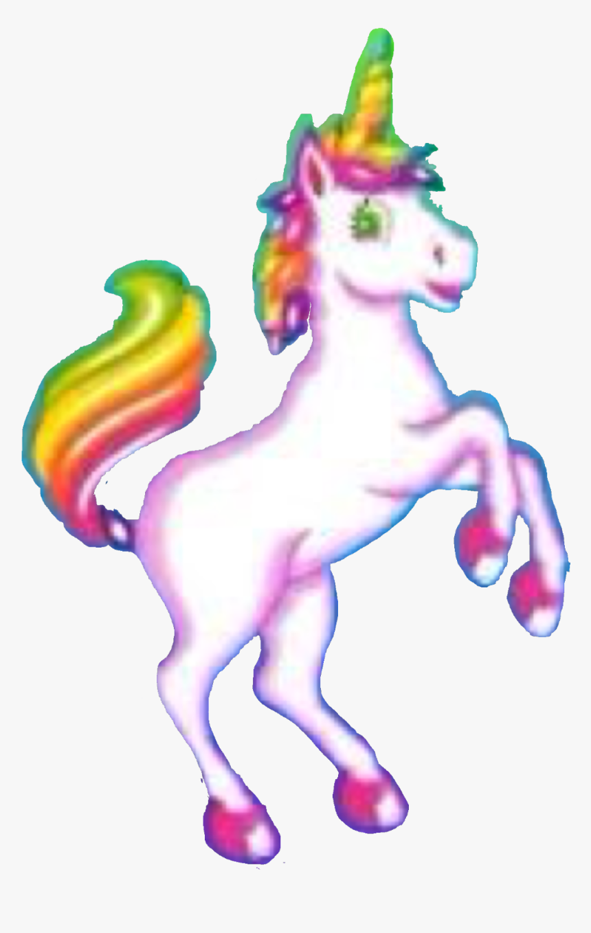 #unicorn #lisafrank #rainbow#freetoedit - Cartoon, HD Png Download