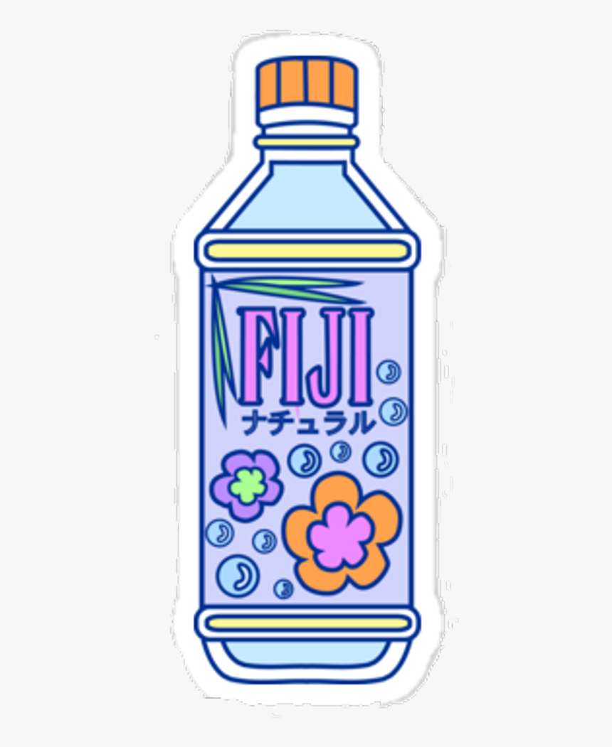 #fiji #bottle #water #pixel - Fiji Sticker, HD Png Download