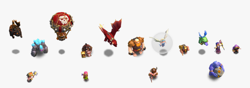 Clash Of Clans Troops 2019, HD Png Download