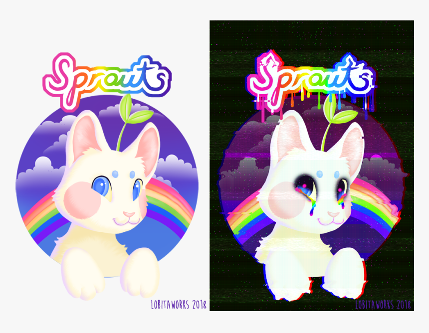 Transparent Lisa Frank Unicorn Png - Cartoon, Png Download