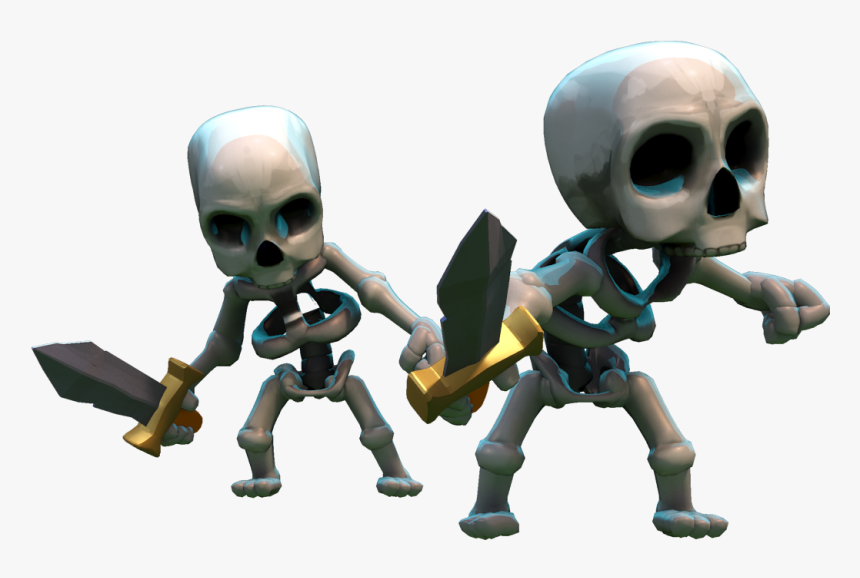 Скелеты Клеш Оф Кленс, HD Png Download