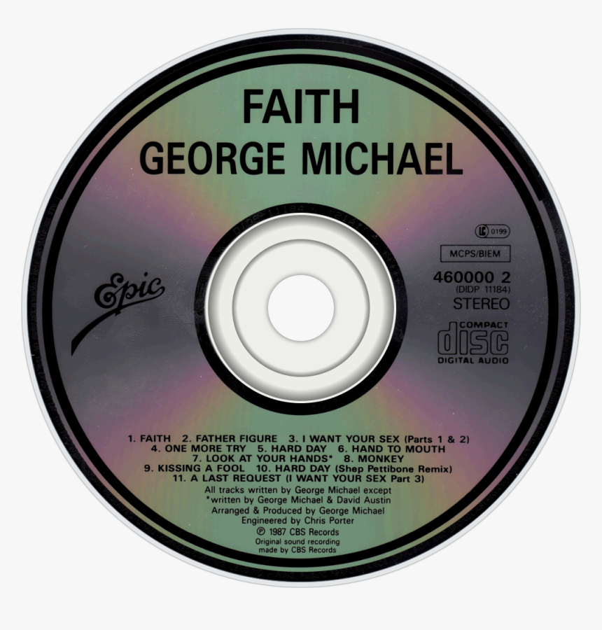 George Michael Faith Cover Cd, HD Png Download