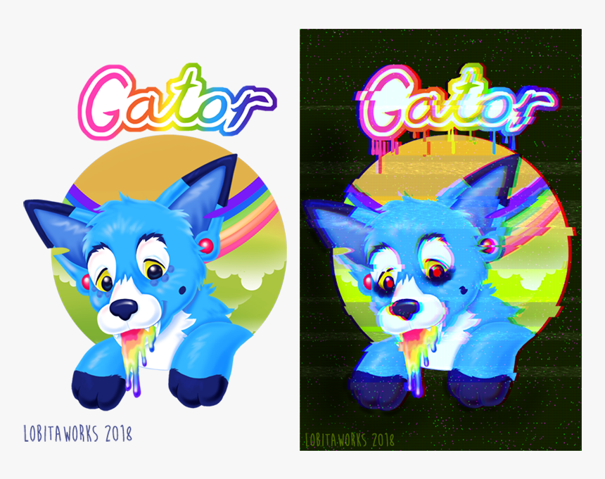 Transparent Lisa Frank Png - Cartoon, Png Download
