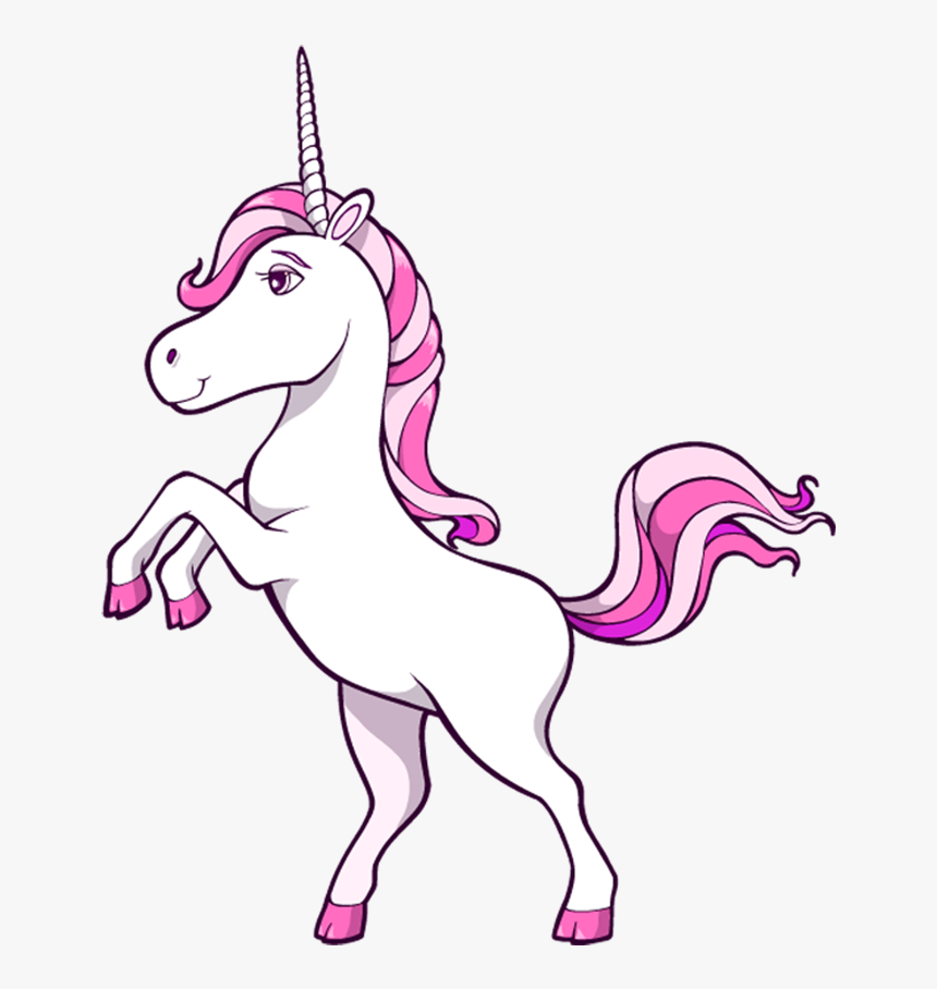 Unicorn Pink And White, HD Png Download