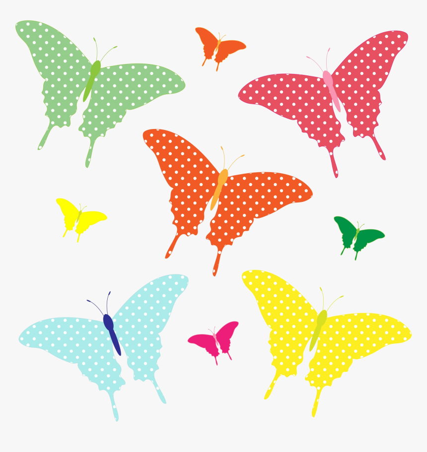Butterfly X Colorful Butterflies Clipart Free Stock - Mario Super Sluggers Diddy, HD Png Download