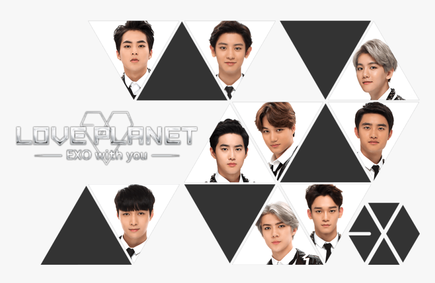 O Kyungsoo Exo Xiumin Chanyeol Suo Kai Lay Sehun Chen - Collage, HD Png Download