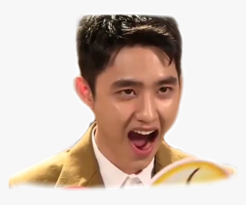 #exo #do #dyo #kyungsoo #surprised #emoji #stickers - Tongue, HD Png Download