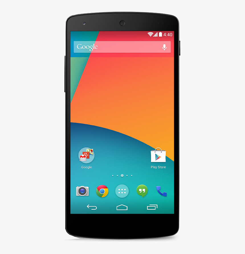 Nexus - Android Phone Front View, HD Png Download , Transparent Png ...