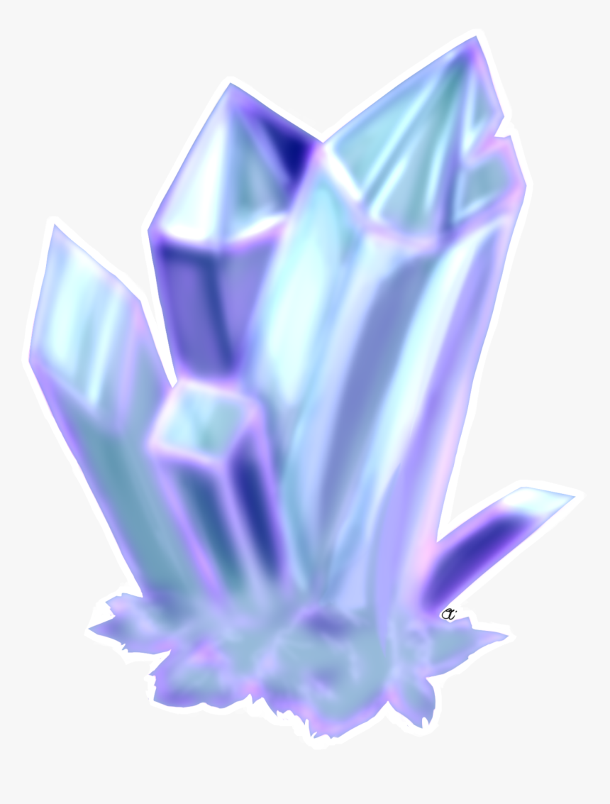 A Crystal I Drew Today Out Of Boredom~ - Gentiana, HD Png Download