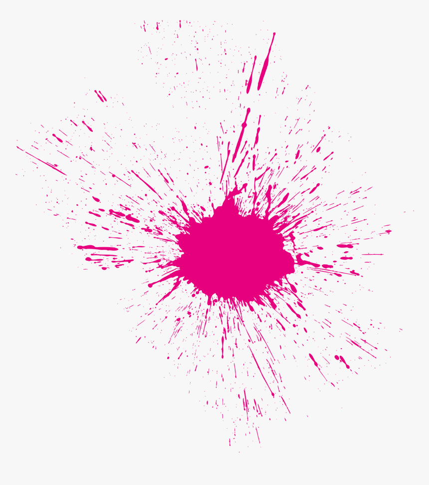 Purple Pink Orange Magenta - Transparent Purple Splash Png, Png Download