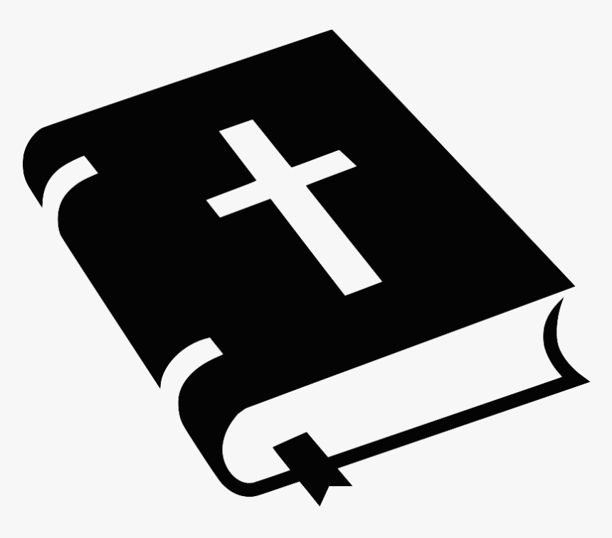 The Old And New Testaments - Bible Icon Black And White, HD Png Download