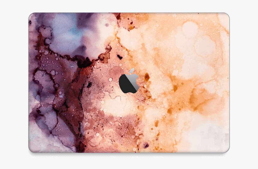 Orange & Purple Color Splash Skin Macbook Pro 13” 2016- - Rust, HD Png Download