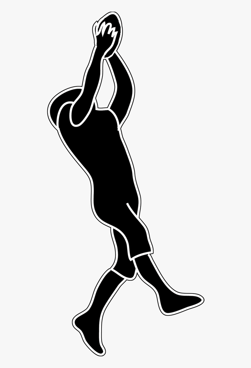 Female Singer Silhouette - Silhouette Football Player Transparent, HD Png Download
