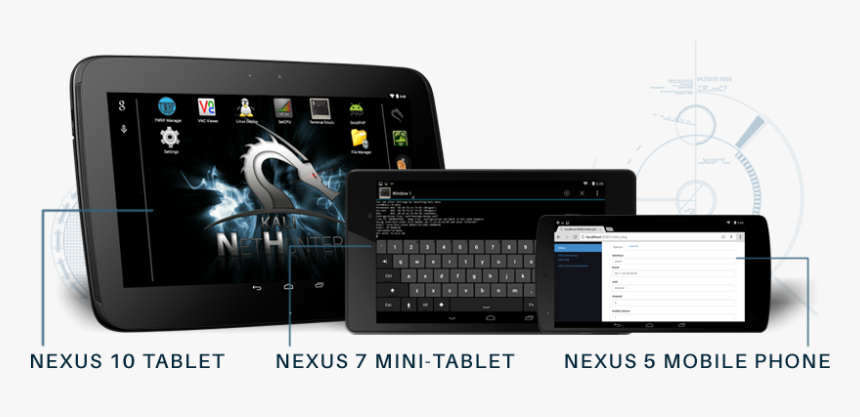 Nexus Nethunter Devices - Kali Nethunter, HD Png Download