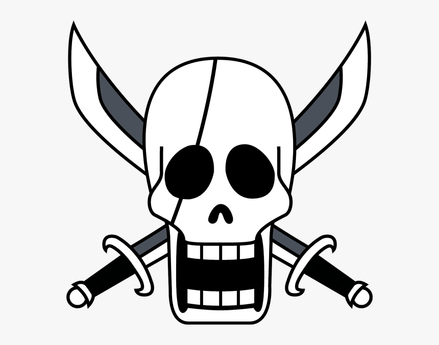 Pirate Skull Png High-quality Image - Red Hair Pirate Flag, Transparent Png