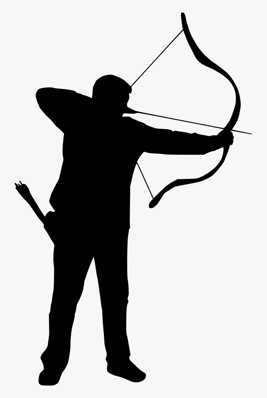 Archer Silhouette Png, Transparent Png